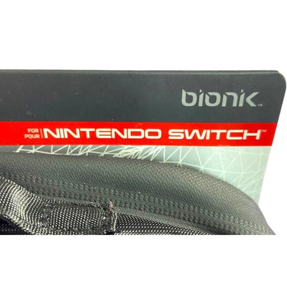 BIONIK Black Nintendo Switch Lite COMMUTER LITE Protective Tactical Bag New - Picture 3 of 14